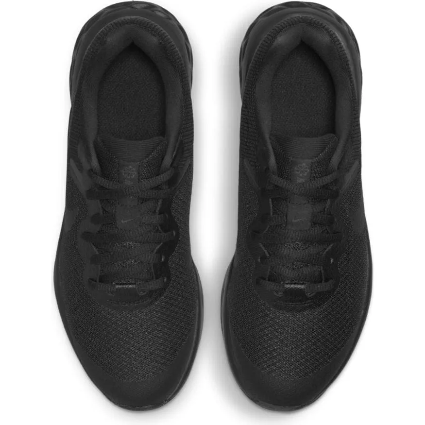 Nike Junior Revolution 6 Road Triple Black Running Shoe - Best Price & Reviews