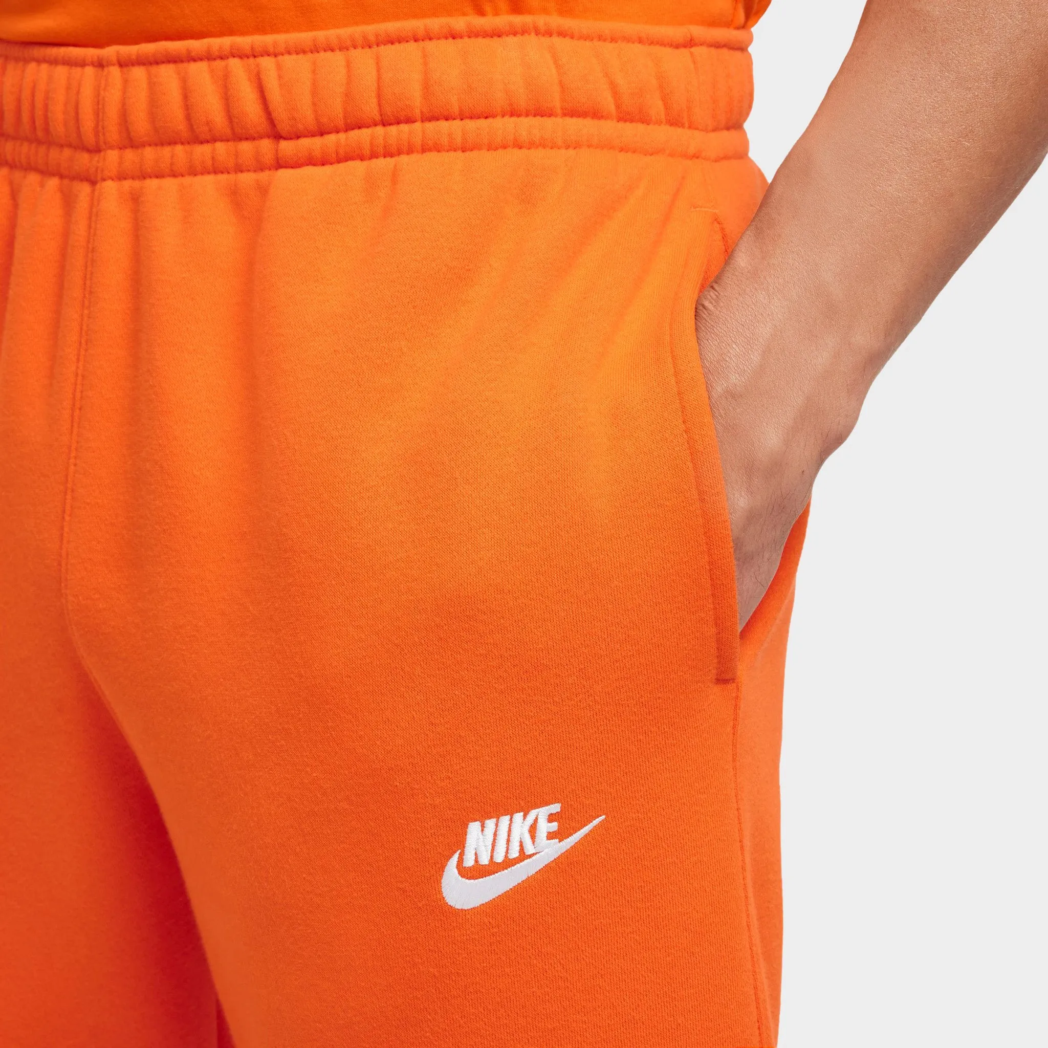 Nike Sportswear Club Fleece Joggers Safety Orange / Safety Orange - White