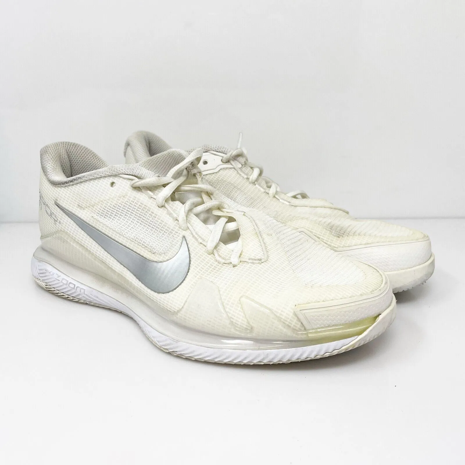 Nike Womens Air Zoom Vapor Pro HC CZ0222-108 White Running Shoes Sneakers Sz 8.5