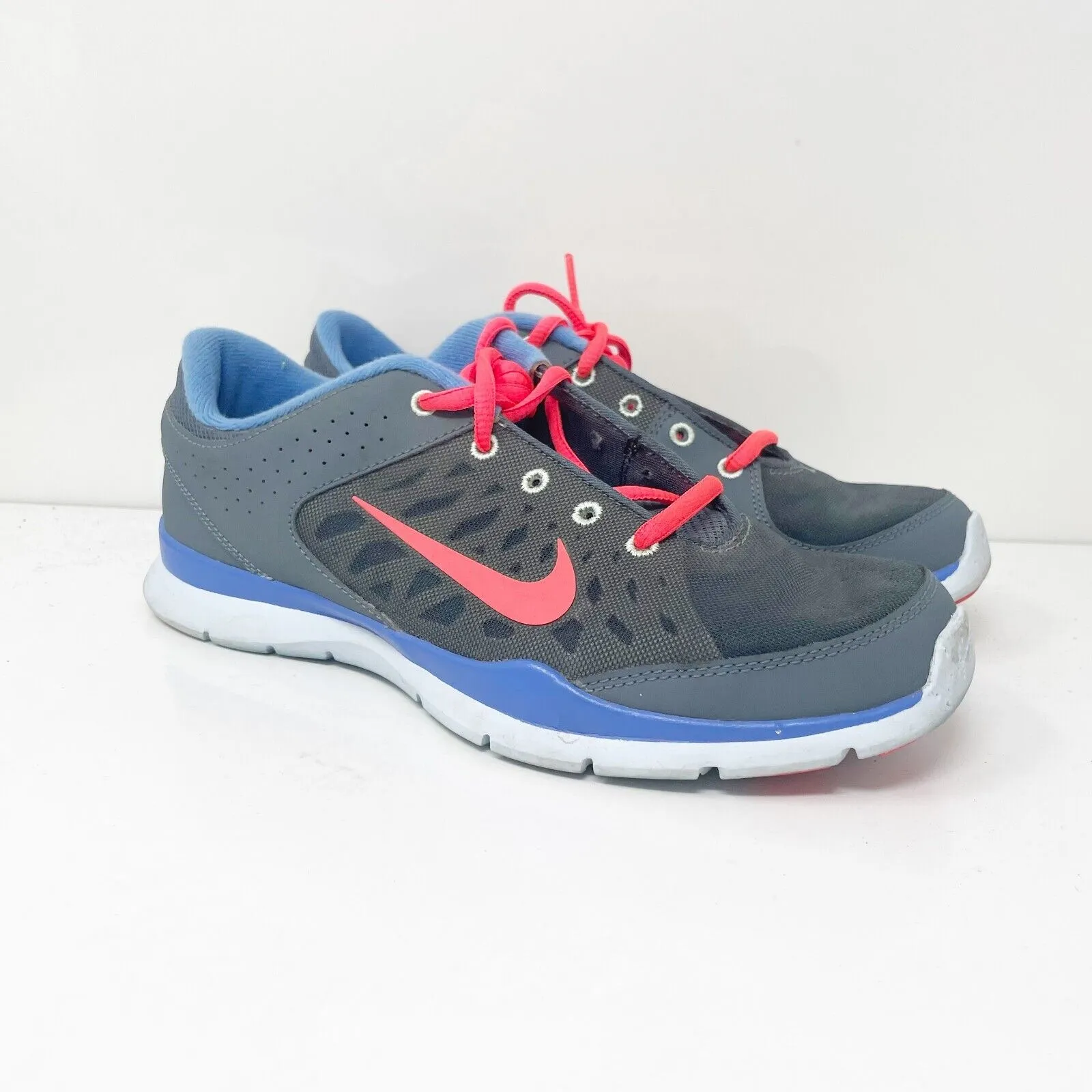 Nike Womens Flex Trainer 3 580374-401 Gray Running Shoes Sneakers Size 8.5