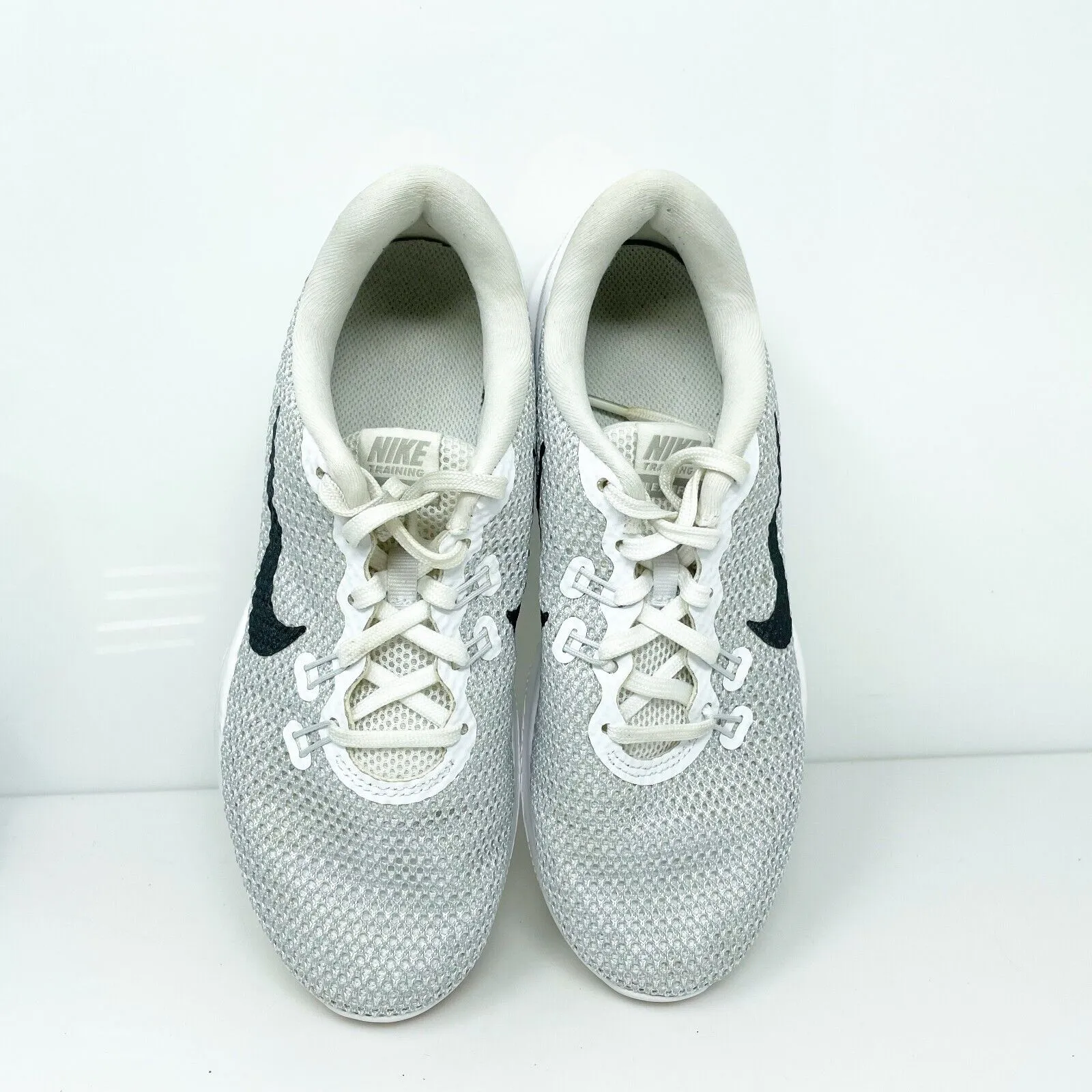 Nike Womens Flex Trainer 7 898479-100 White Running Shoes Sneakers Size 5.5