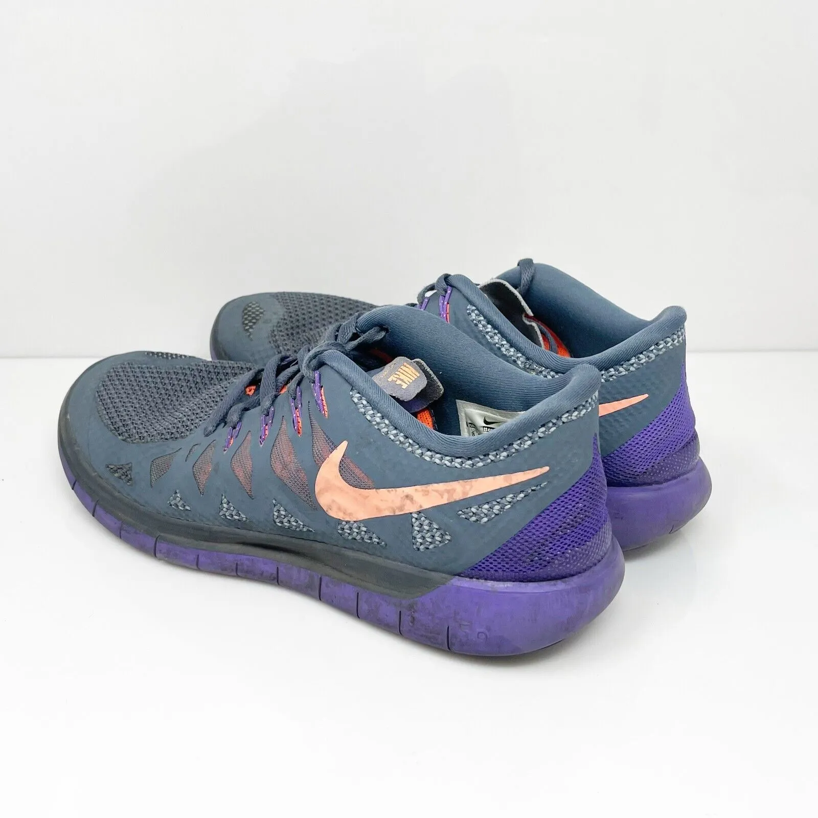 Nike Womens Free 5.0 642199-004 Gray Running Shoes Sneakers Size 8.5