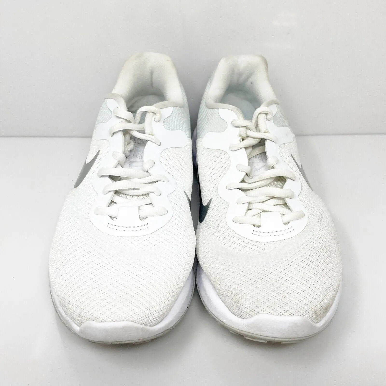 Nike Womens Revolution 6 DC3729-101 White Running Shoes Sneakers Size 8