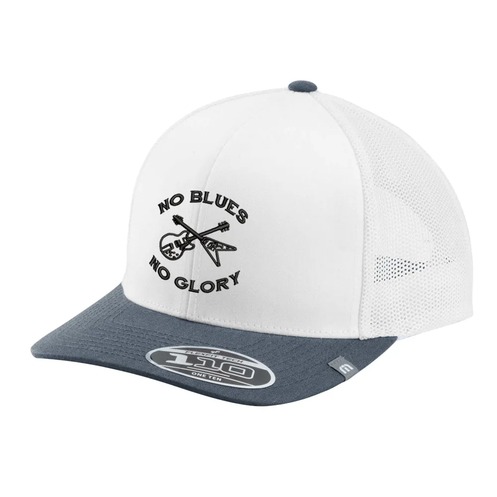 No Blues, No Glory TravisMathew Cruz Colorblock Trucker Hat