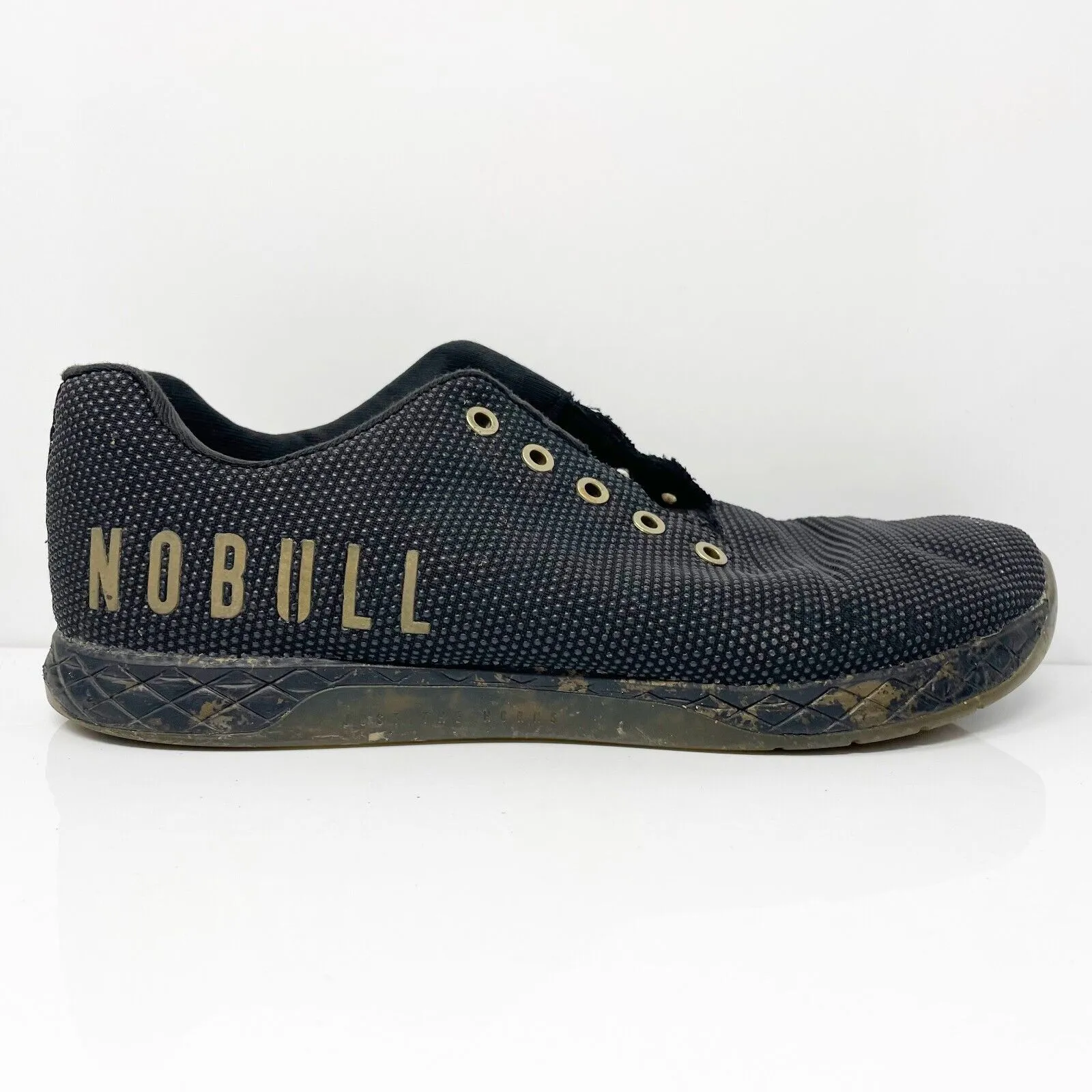 Nobull Unisex Trainer Black Running Shoes Sneakers Size M 11 W 12.5