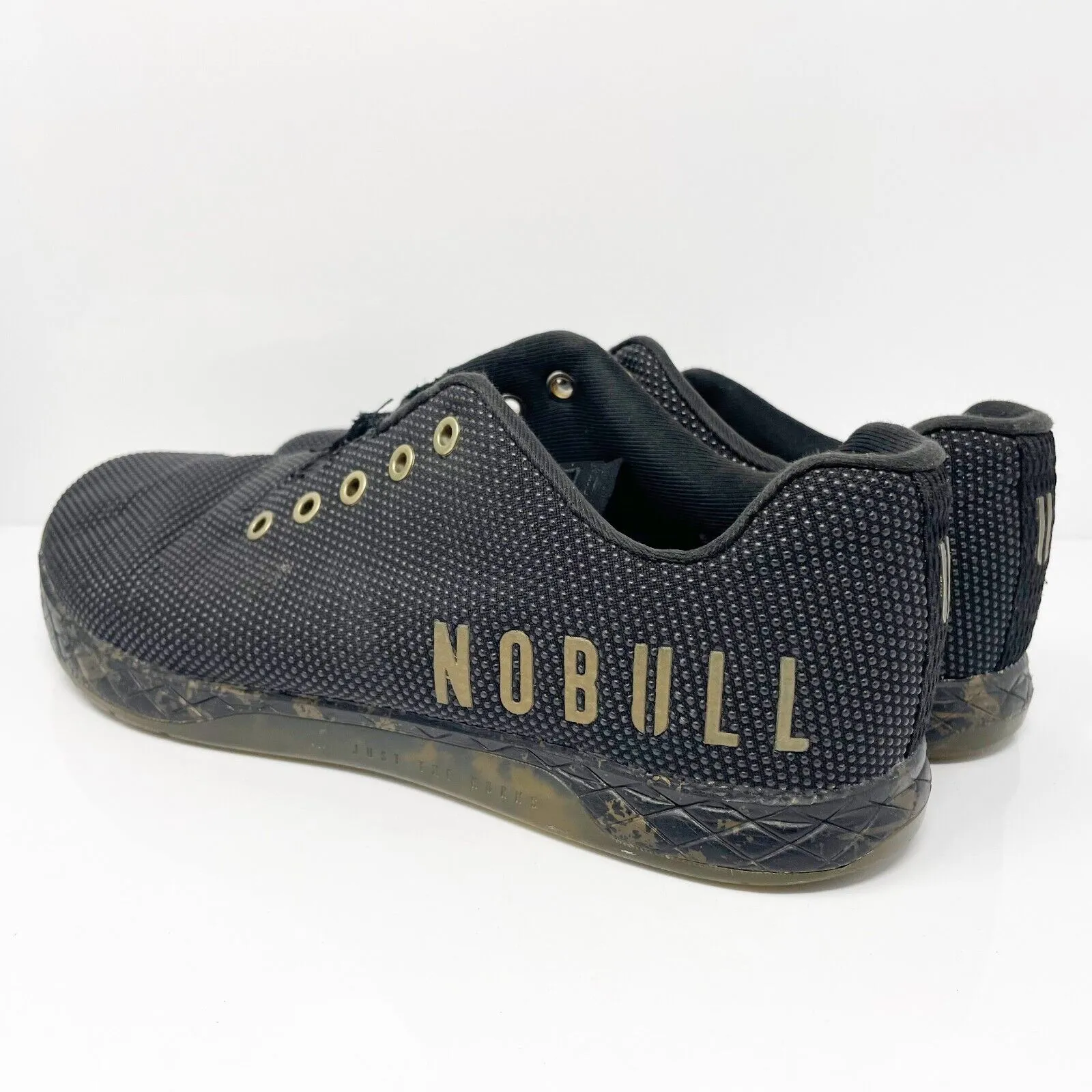 Nobull Unisex Trainer Black Running Shoes Sneakers Size M 11 W 12.5