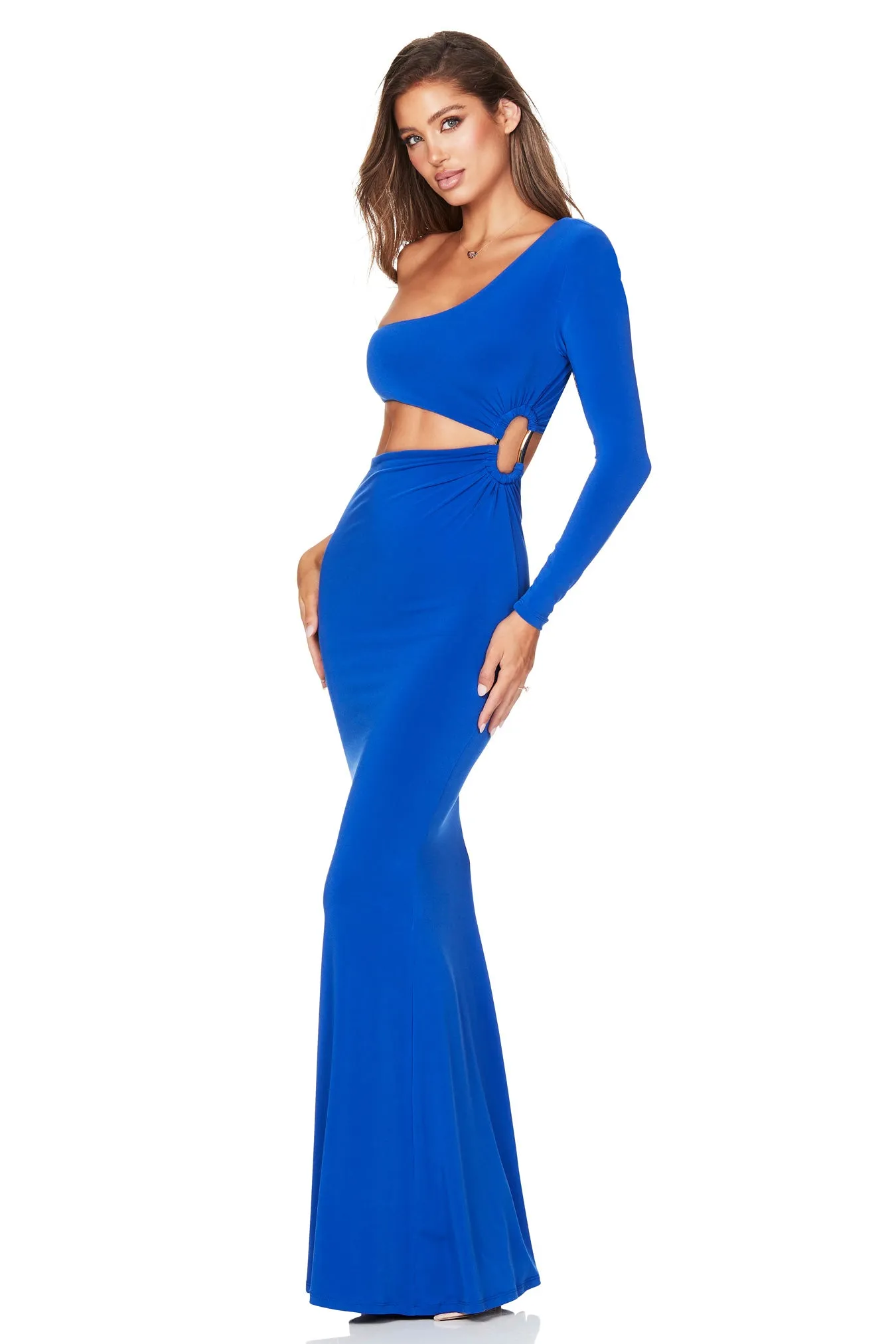 Nookie Tia Ring Dress in Cobalt Blue - Retail Price $299