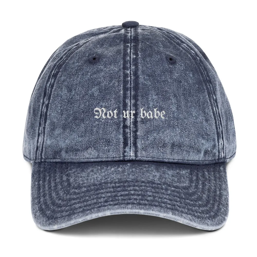 Vintage Dad Hat - Not Ur Babe