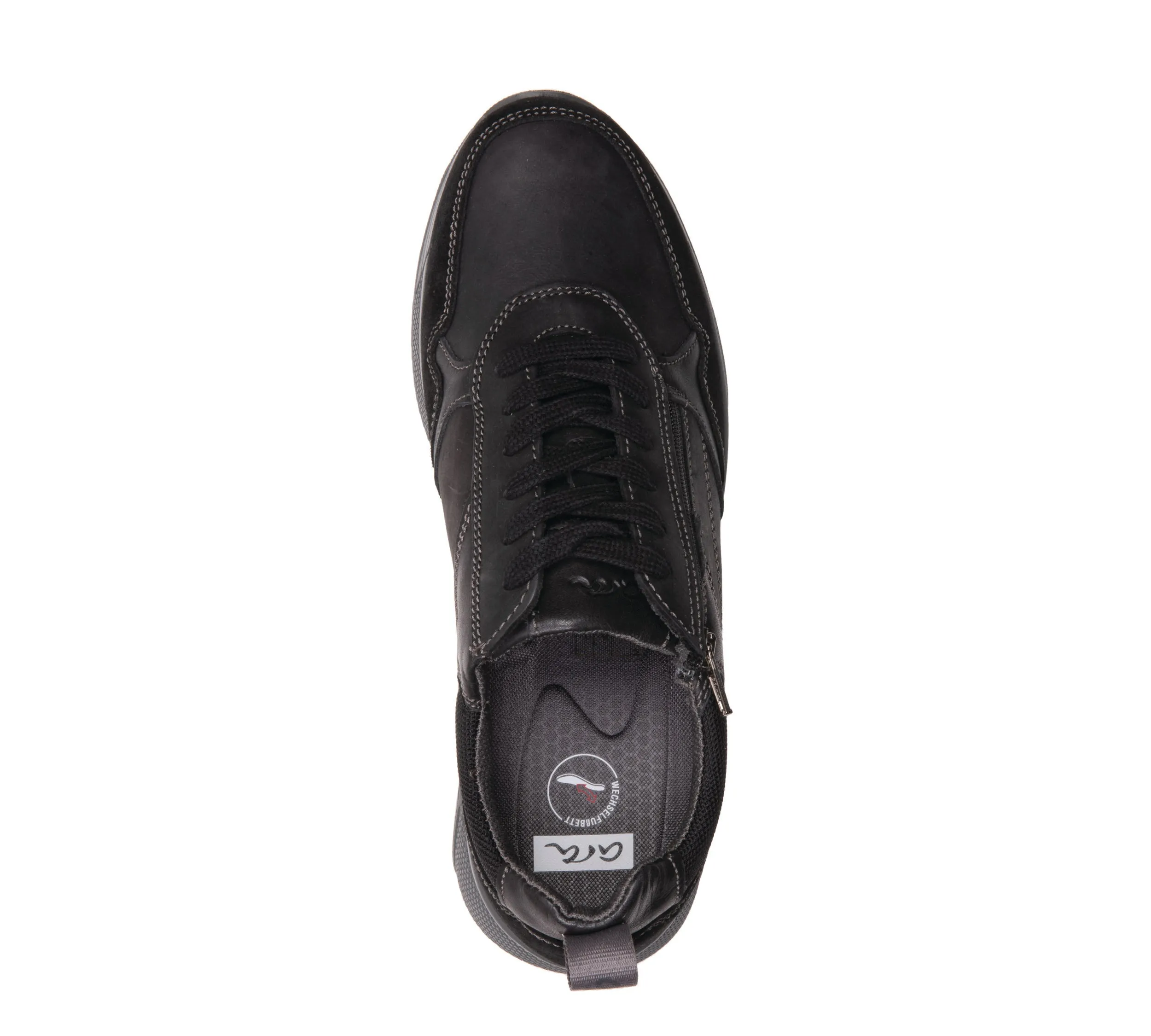 Novato Men's Zip Sneaker - Black 11