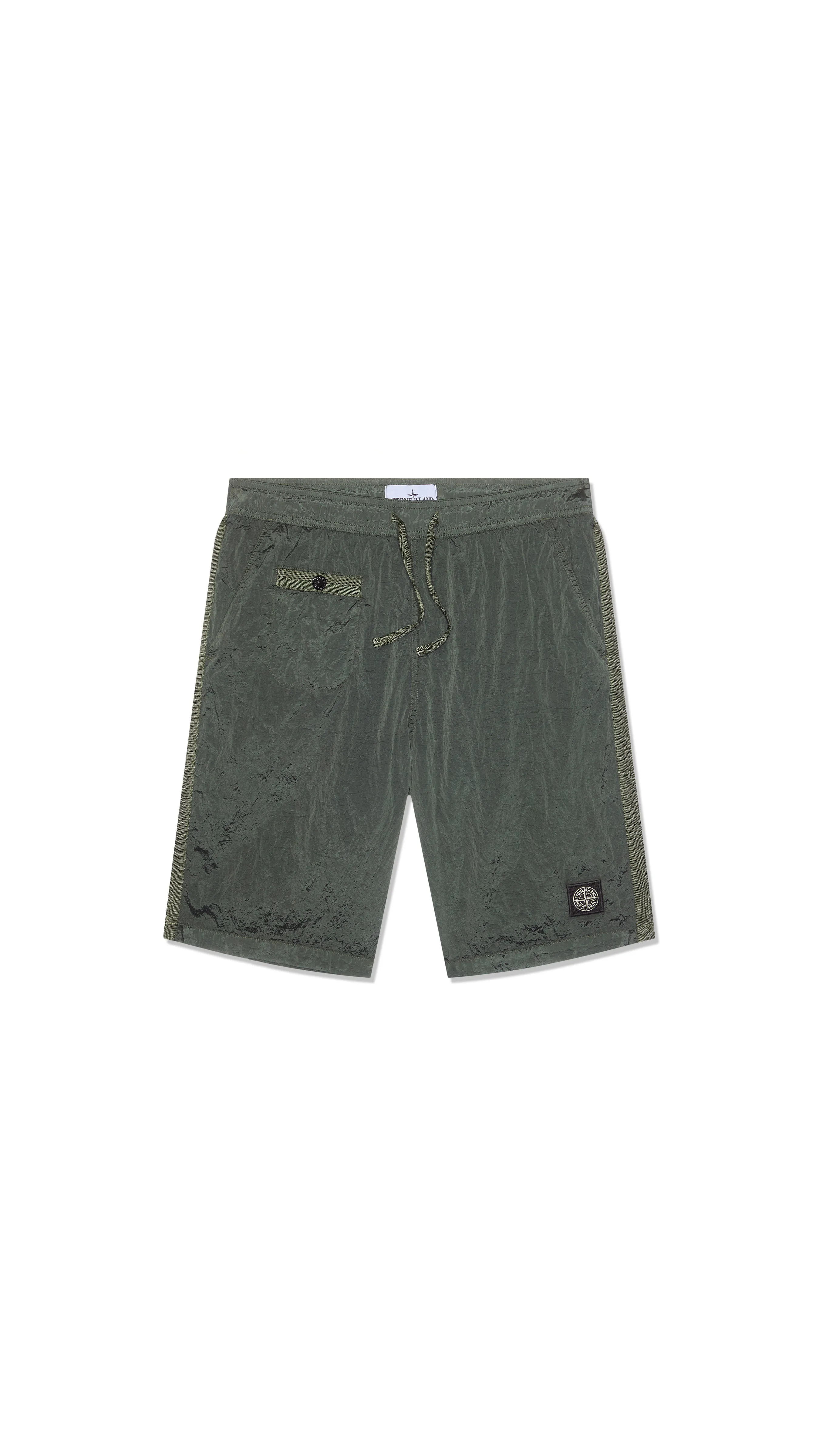 Nylon Swim Trunks Regular Fit Musk Green