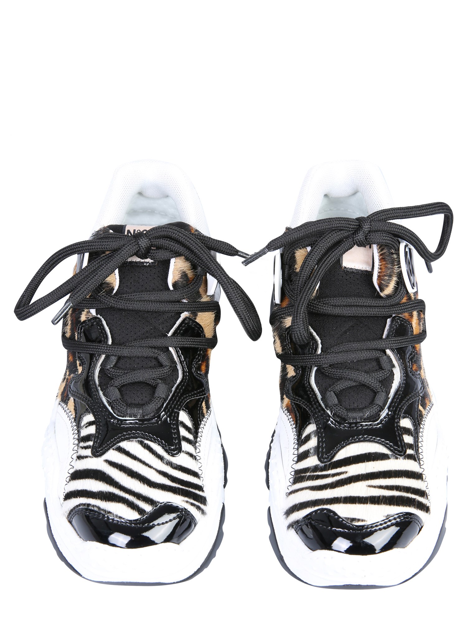 Billy Leather Sneakers Animal Print