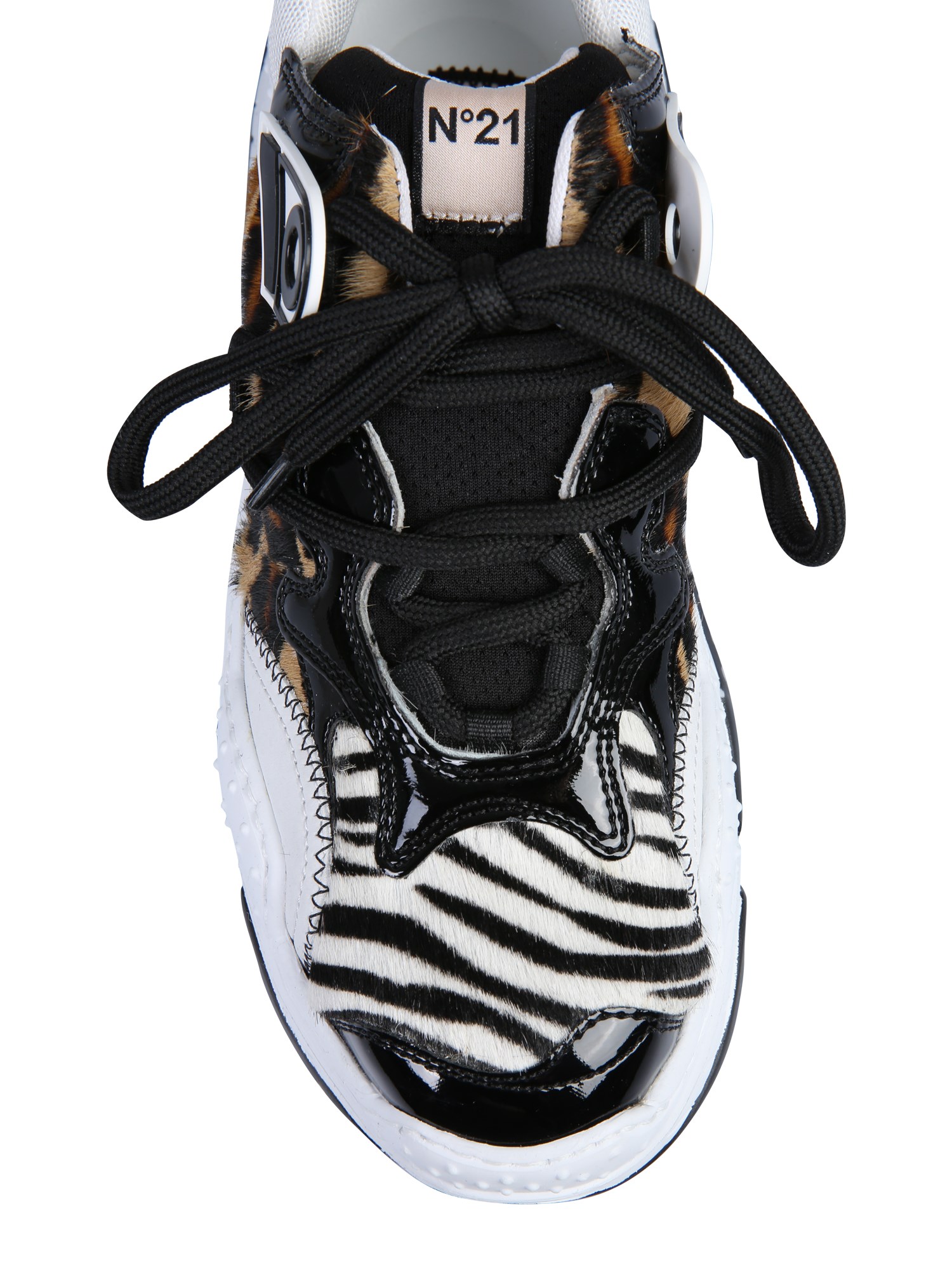 Billy Leather Sneakers Animal Print