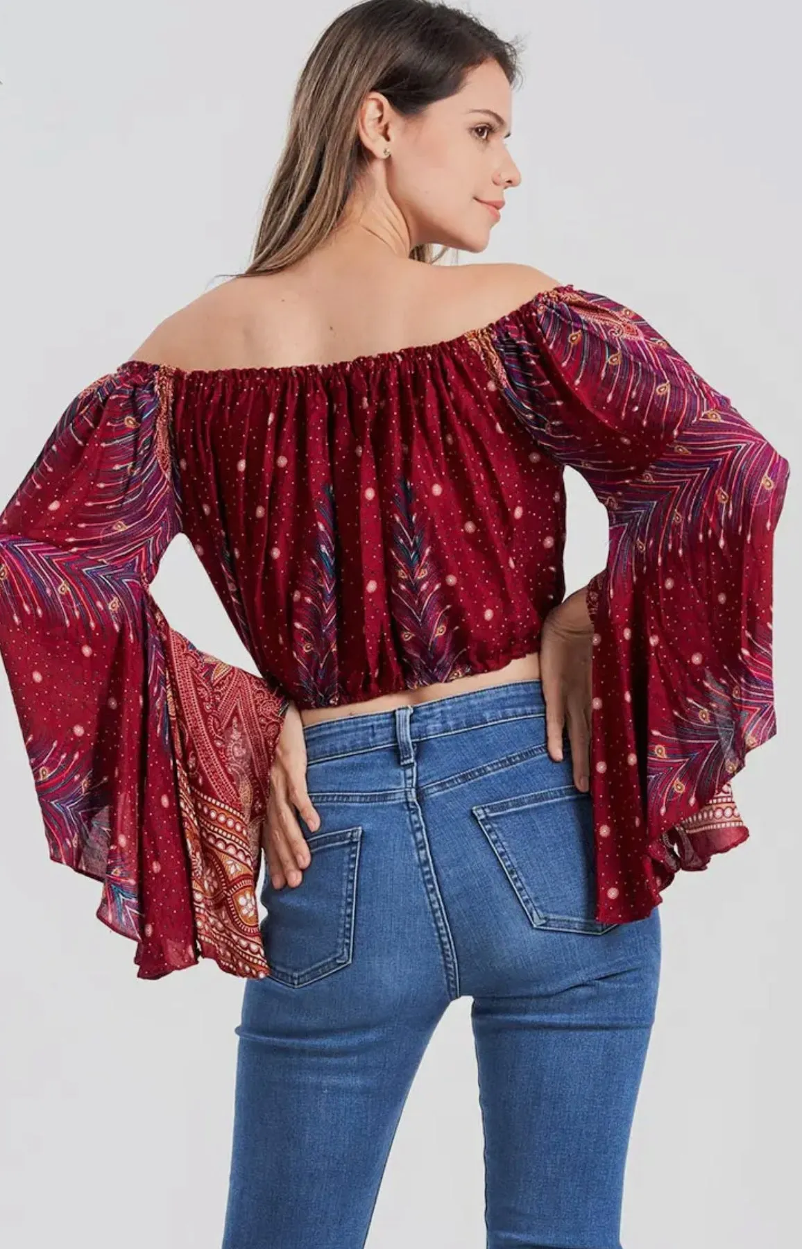 Off Shoulder Bohemian Summer Top