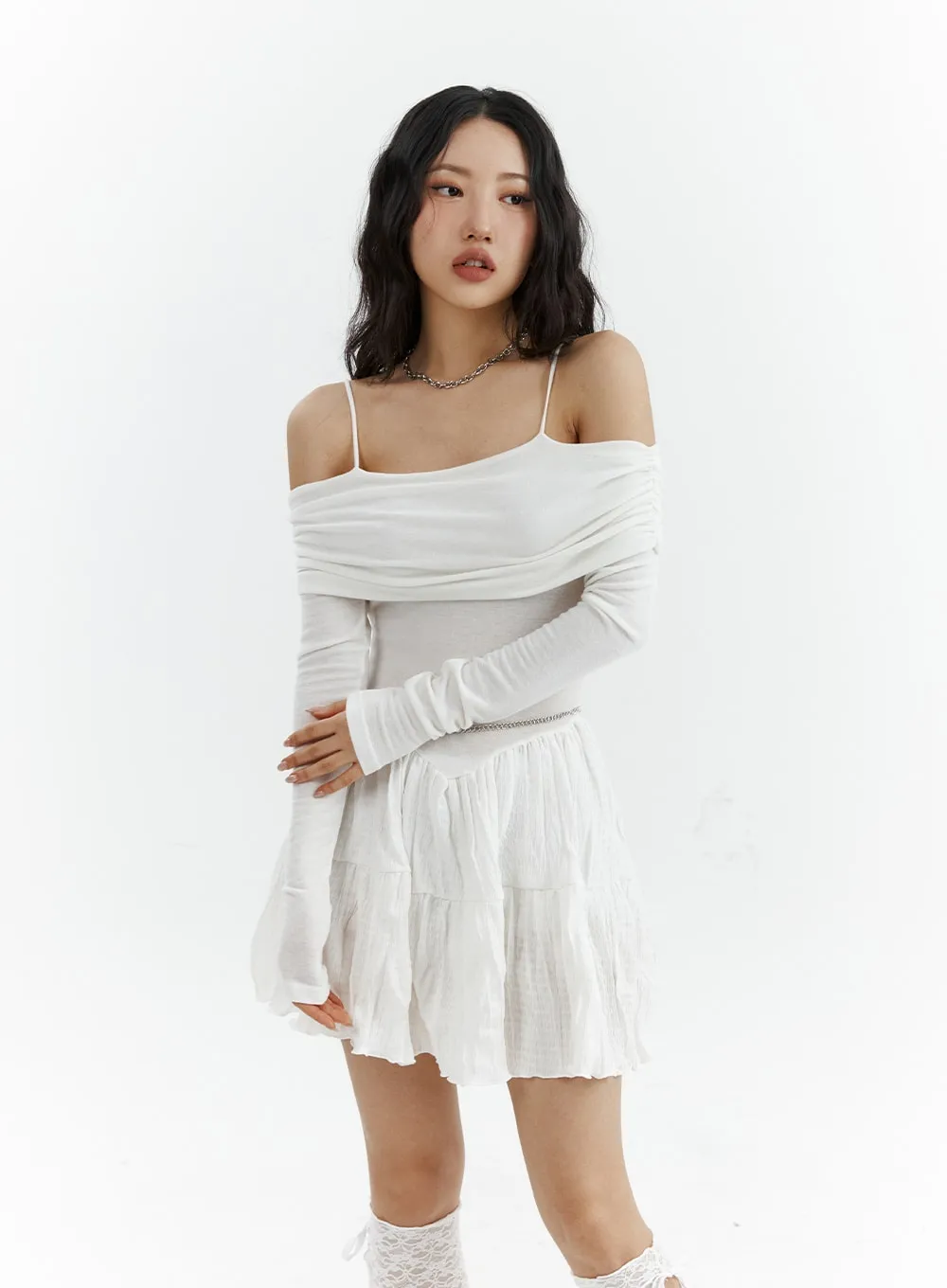 Frill Mini Dress