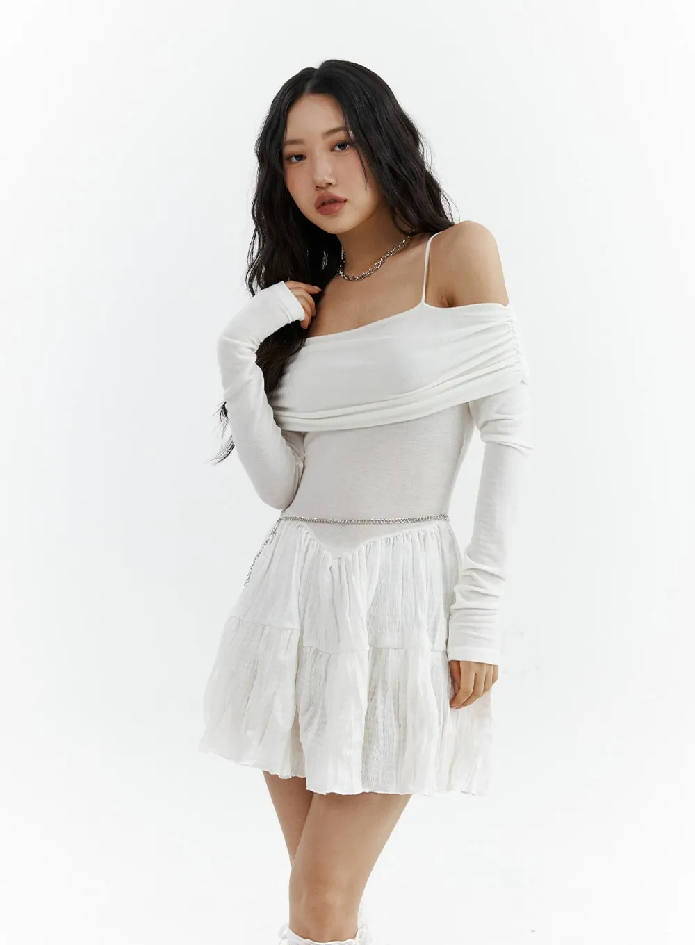 Frill Mini Dress