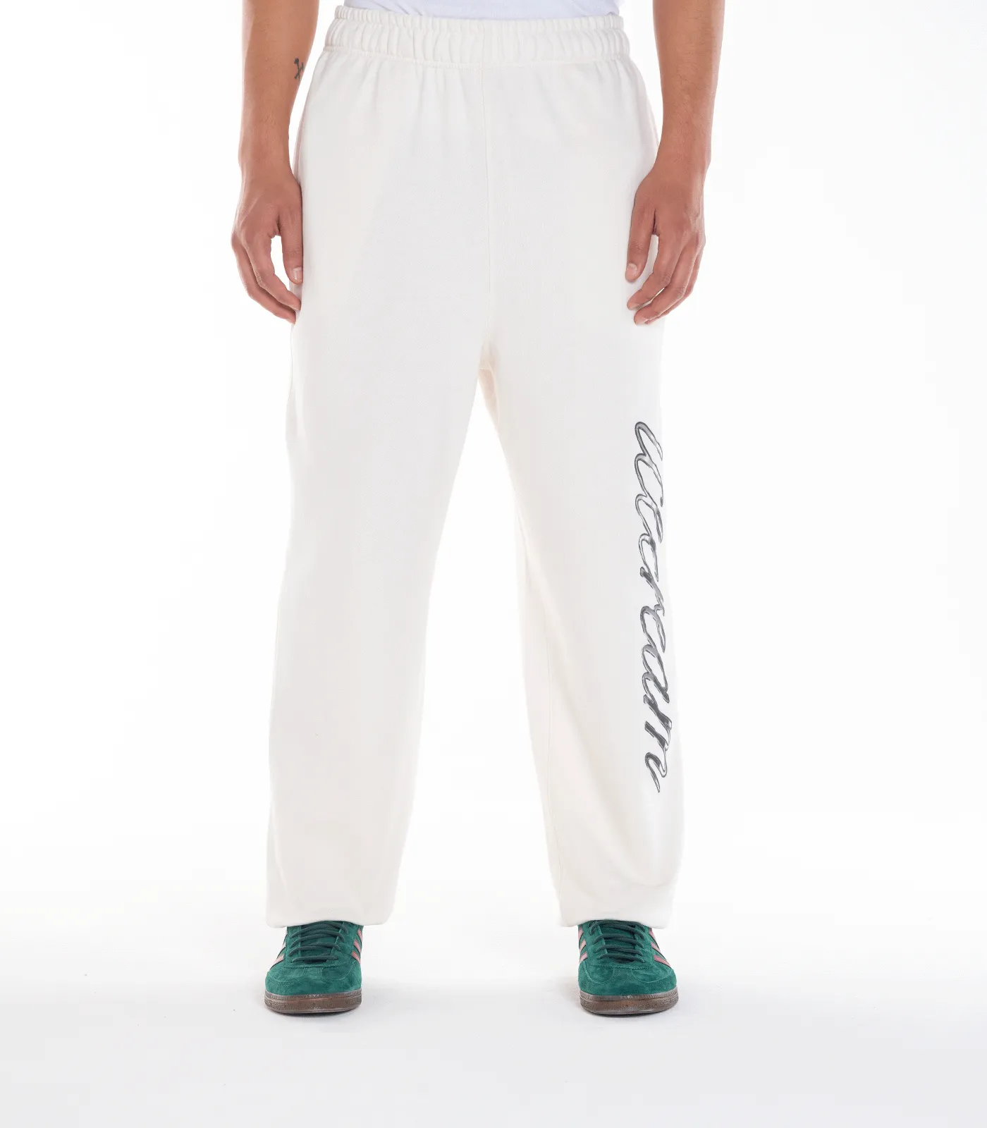 Off White Chrome Script Sweatpants