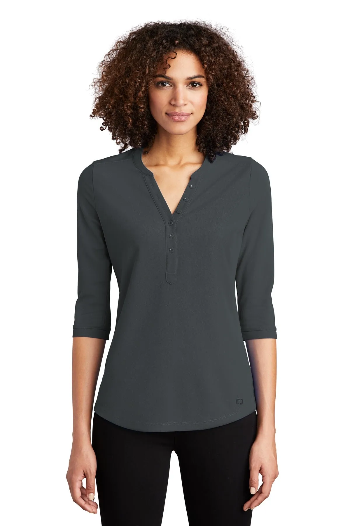 OGIO  Ladies Jewel Henley LOG104