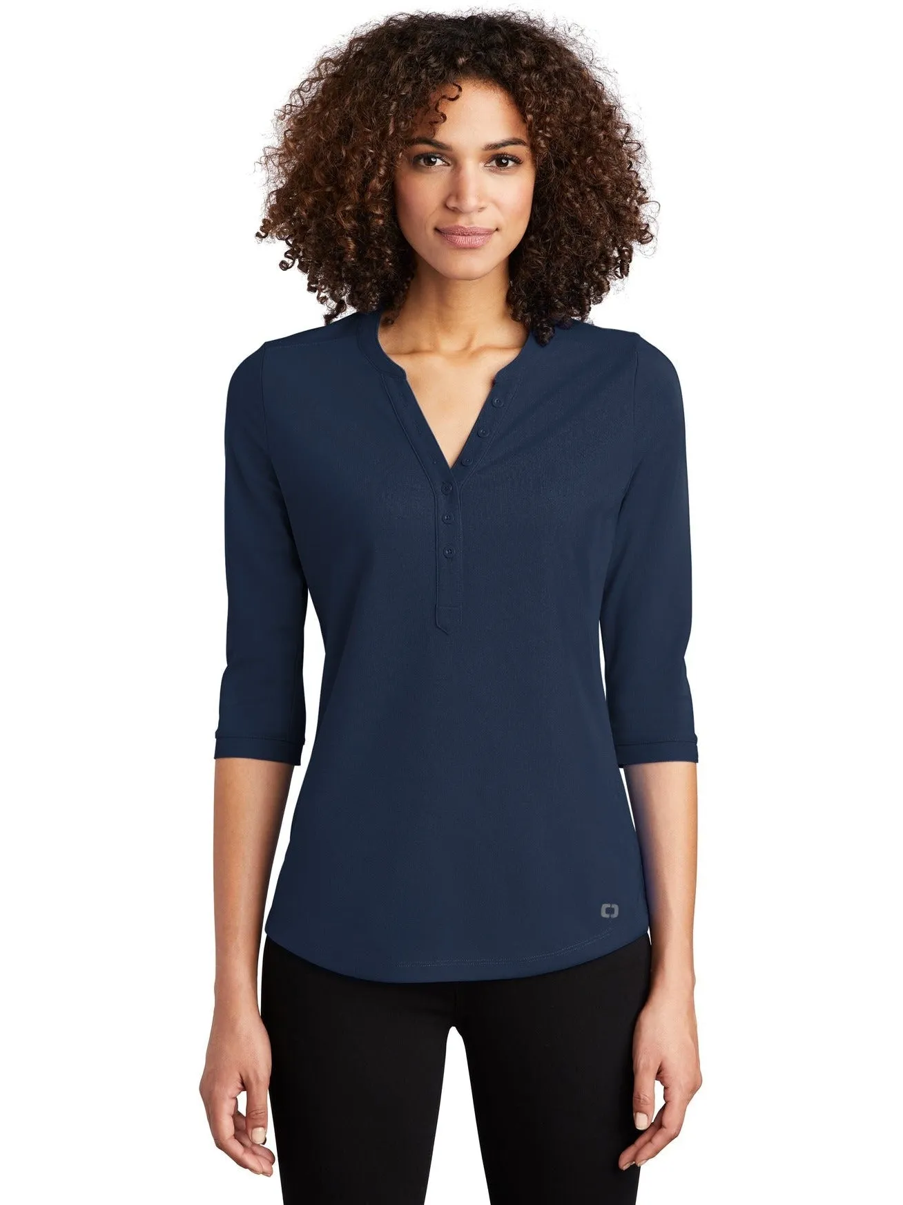 OGIO Ladies Jewel Henley