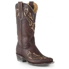 Old Gringo Women's Yippee Ki Yay Korina Chocolate and Bone Boot