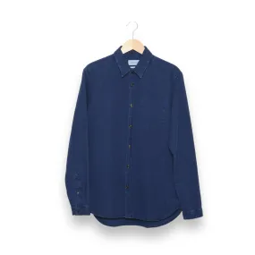 Oliver Spencer Men's Indigo Blue Shirt - New York Special Collection