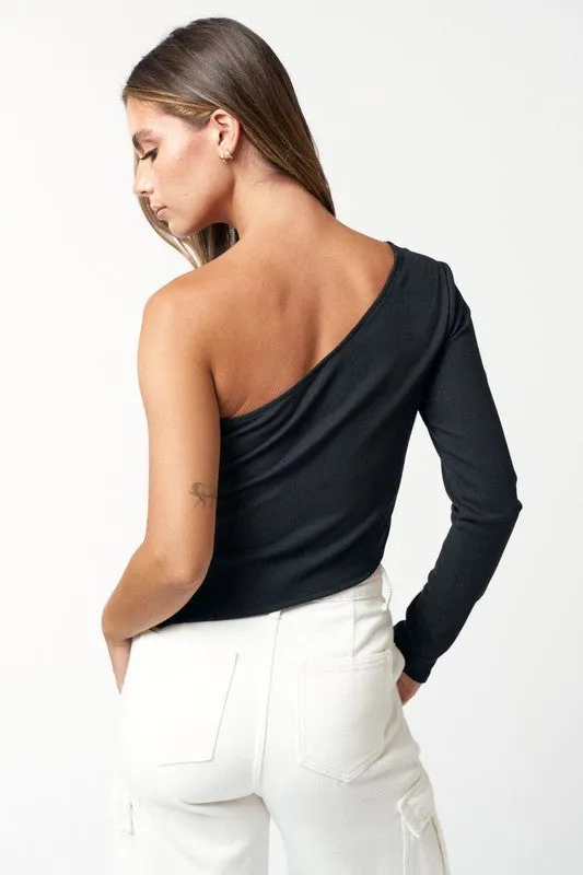 One Shoulder Top asymmetrical.