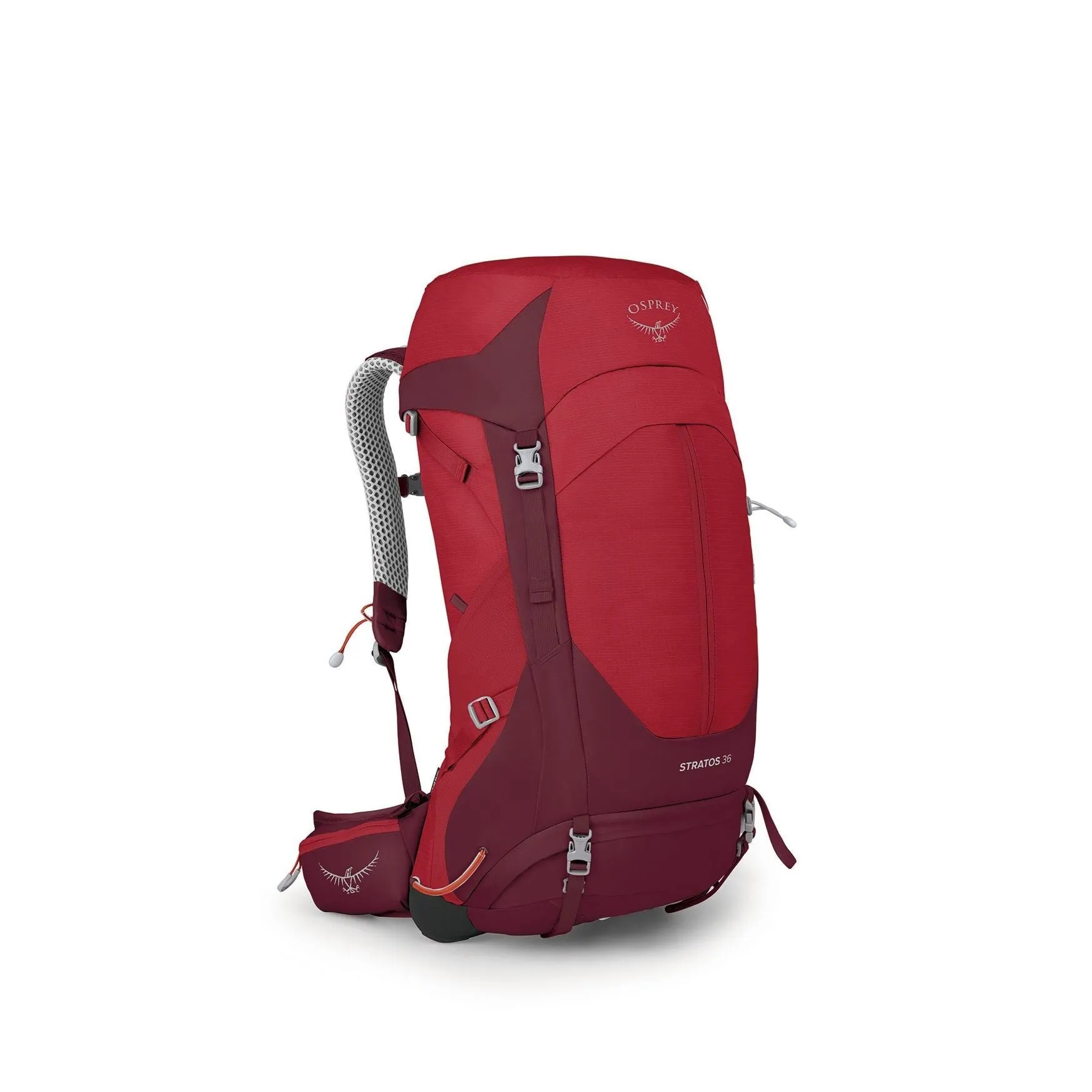 Osprey Stratos 36 backpack with rain cover