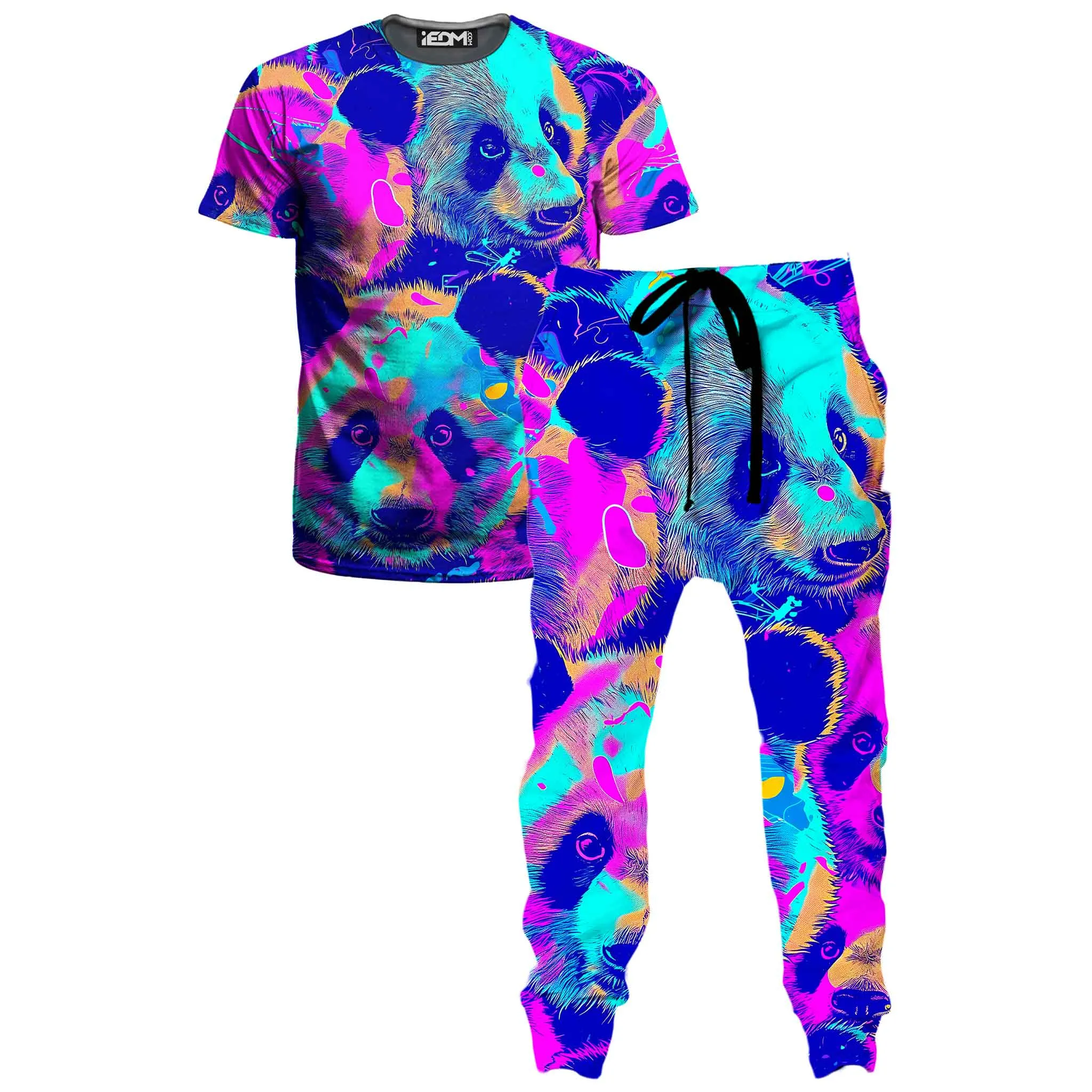 Panda Melt T-Shirt and Joggers Combo