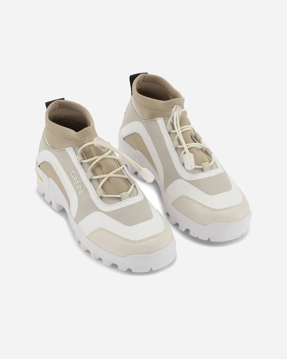 Performance Neoprene Sneaker - Egret