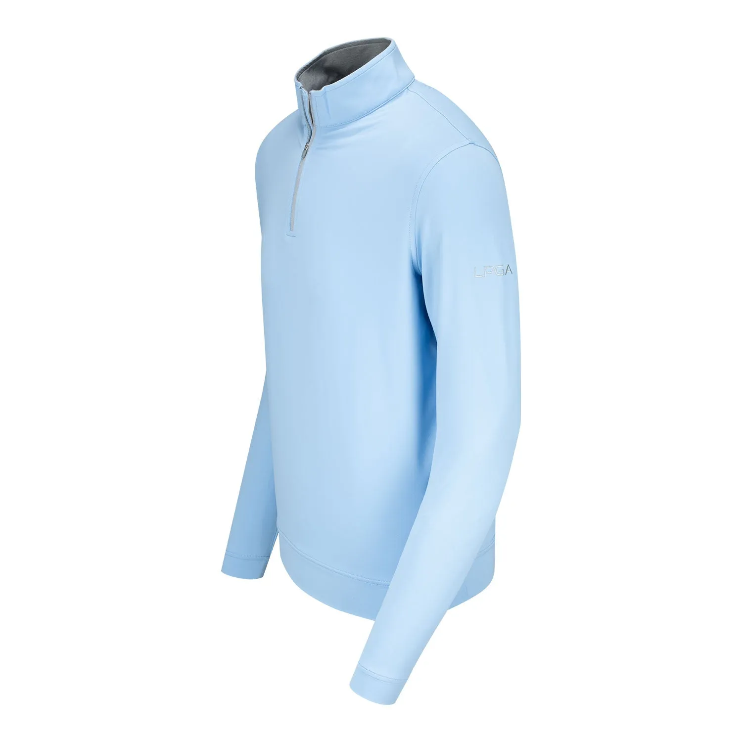 Peter Millar LPGA Men's Perth Quarter Zip in Cottage Blue