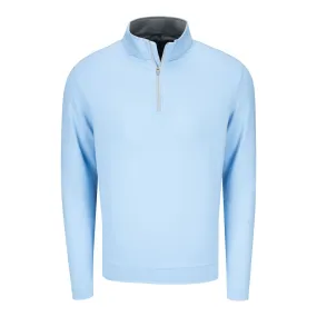 Peter Millar LPGA Men's Perth Quarter Zip in Cottage Blue