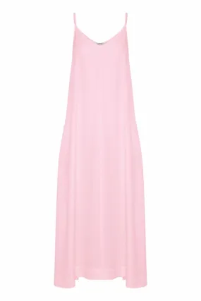 Pink Summer Midi Dress