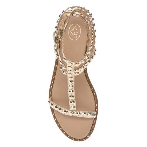 Play Metallic Studded Flat Sandal