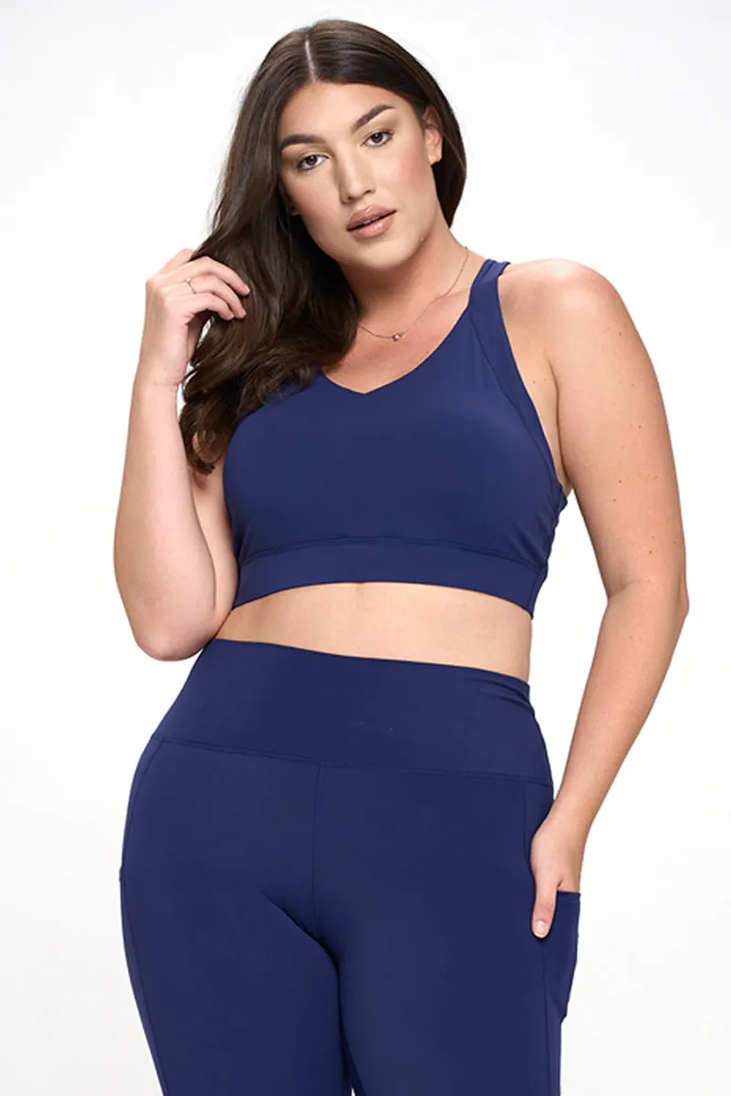 PLUS SIZE SUPER SOFT Training Active Sports Bra