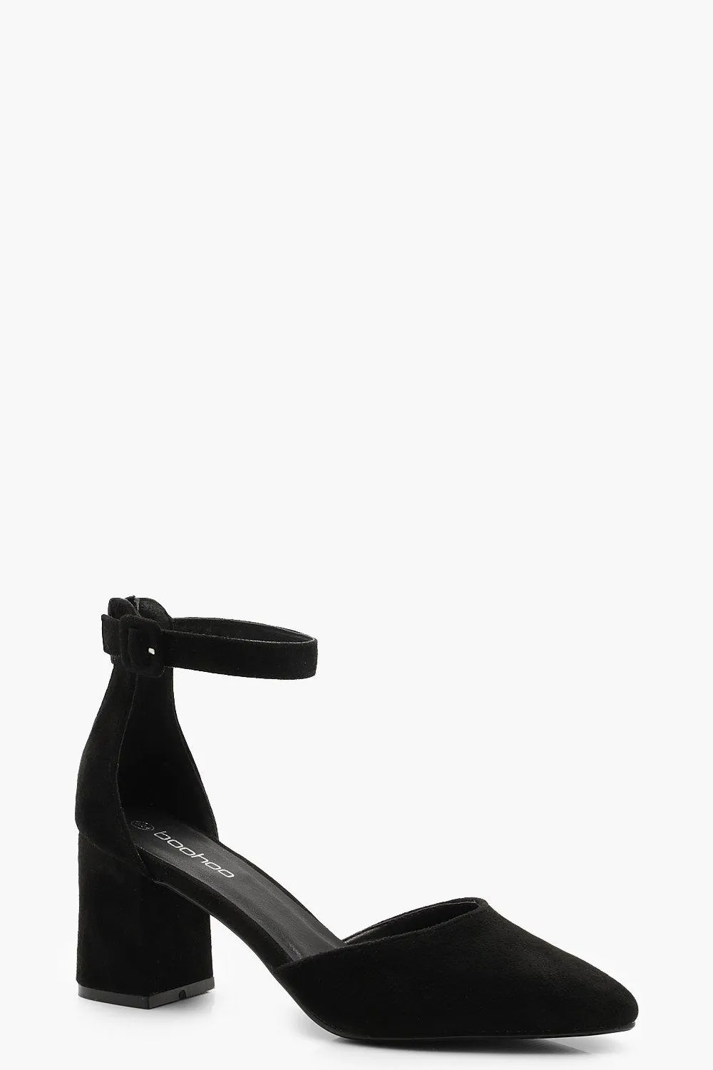 Pointed Block Heel Ballets