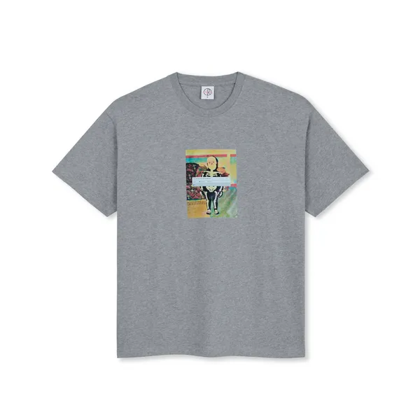 Polar Skeleton Kid T-Shirt - Grey Marl