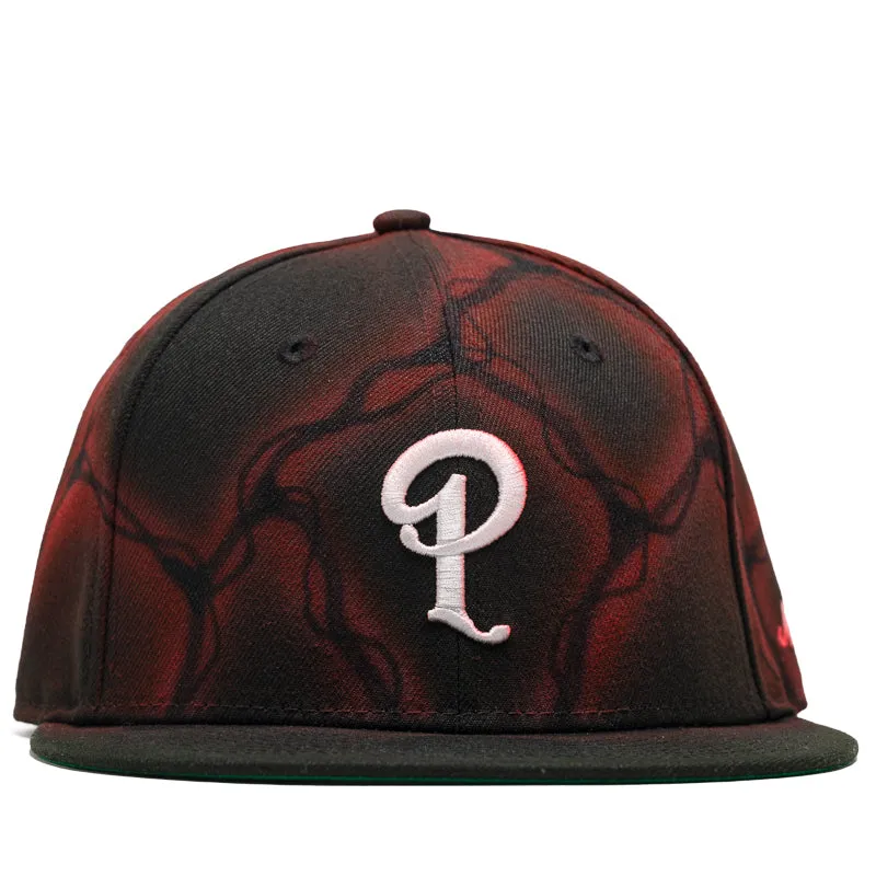 Politics x New Era Travis Spinks 59FIFTY Fitted Hat - Red