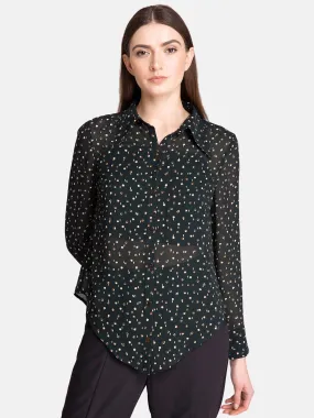 Shimmery Polka Dot Shirt