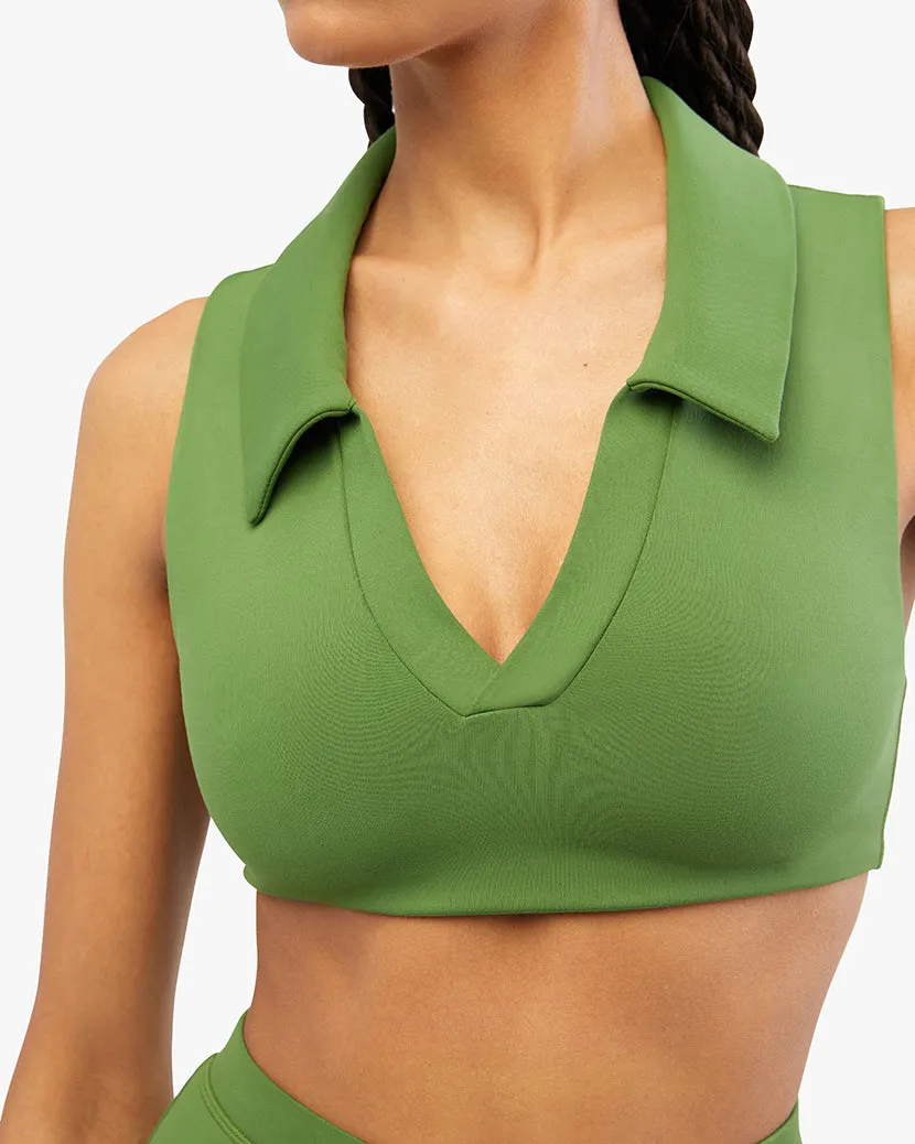 Polo Bra | Court Green