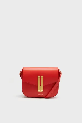 Poppy Red Smooth Small Vancouver Bag