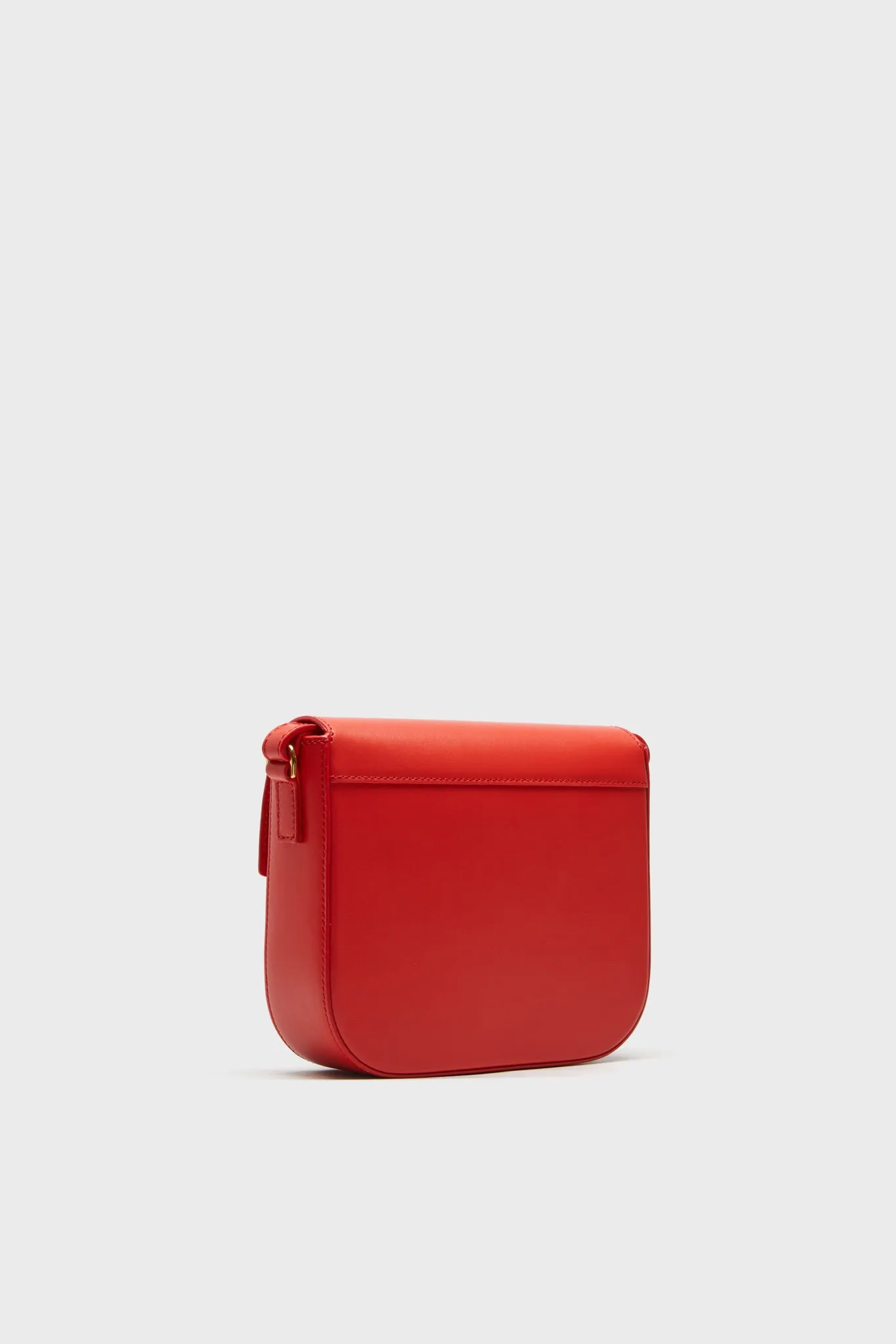 Poppy Red Smooth Small Vancouver Bag