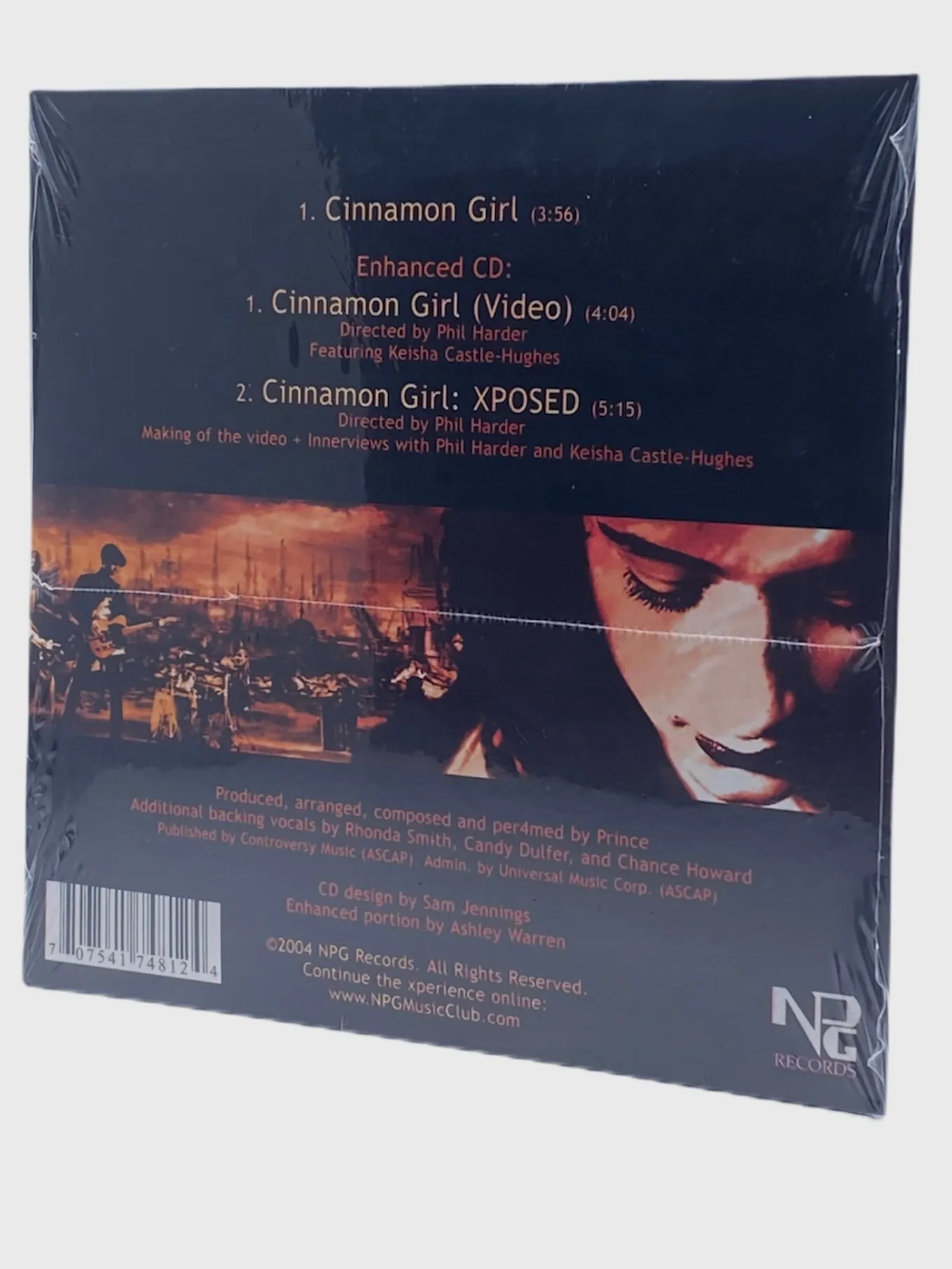 Prince Cinnamon Girl Xposed CD Single Vintage NPG Music Club From The Vault NEW