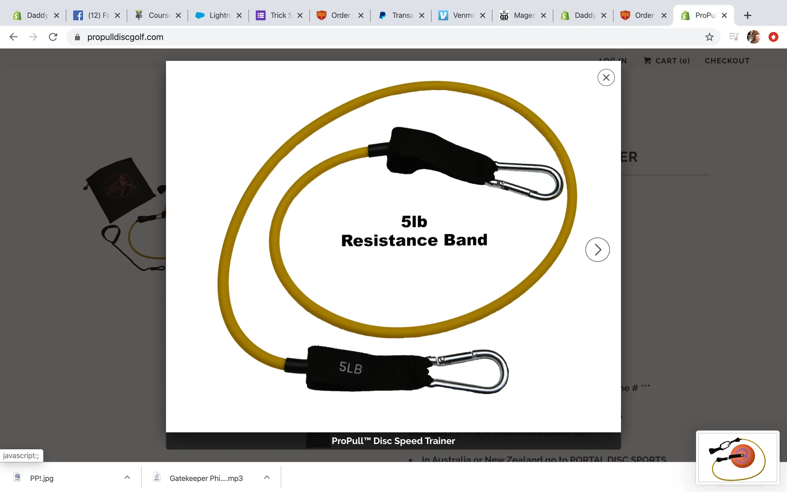 Propull Speed Trainer with Resistance Band Set