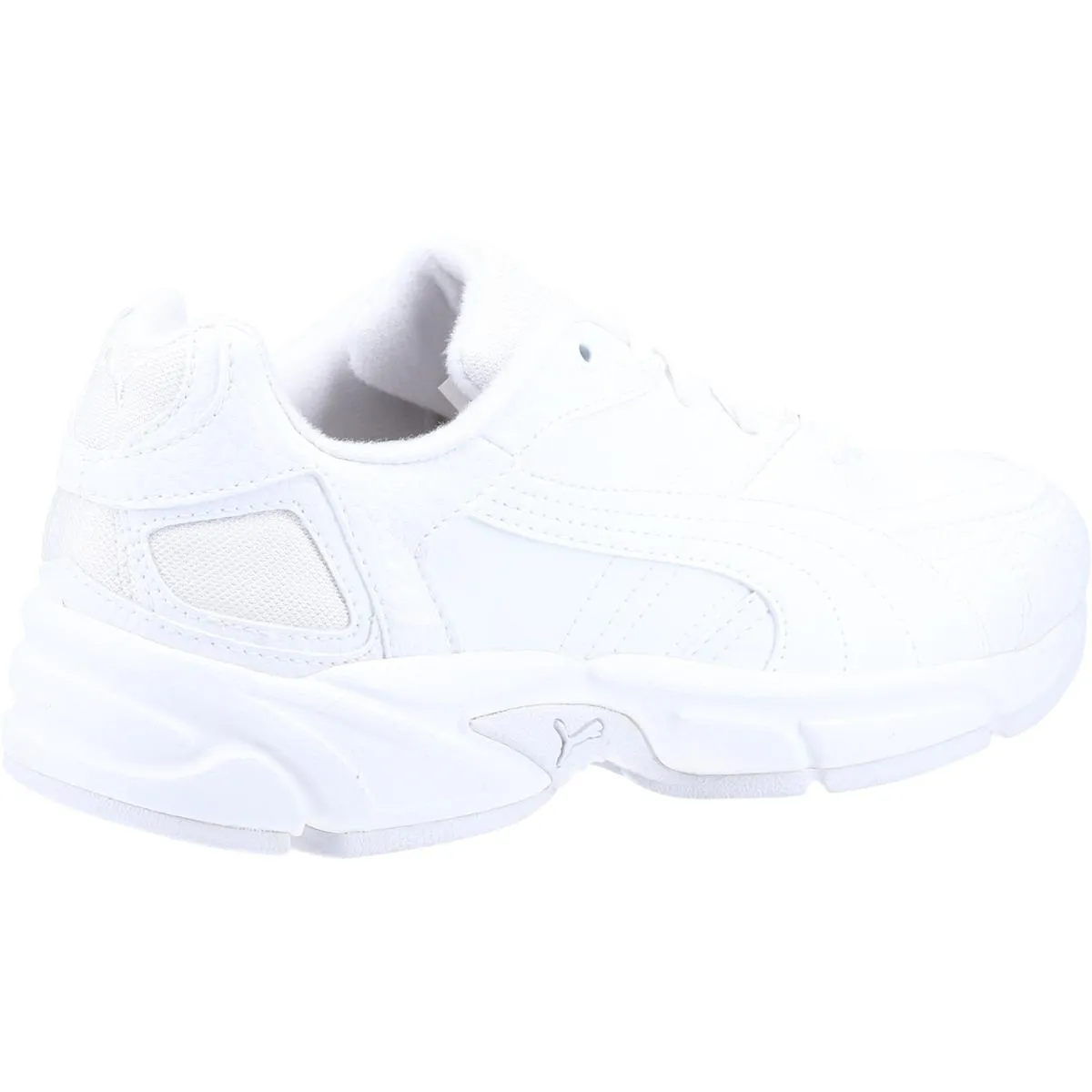 Puma Hahmer Junior Lace Up Trainer White