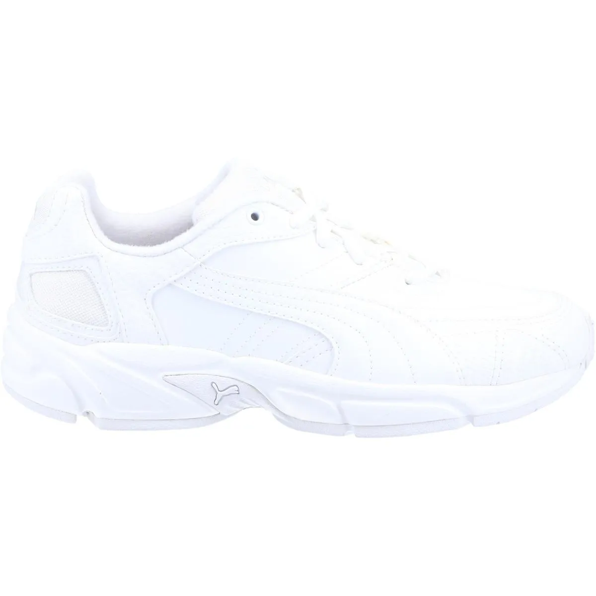 Puma Hahmer Junior Lace Up Trainer White