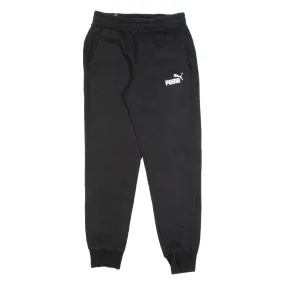 PUMA Womens Joggers Black Tapered S W26 L28