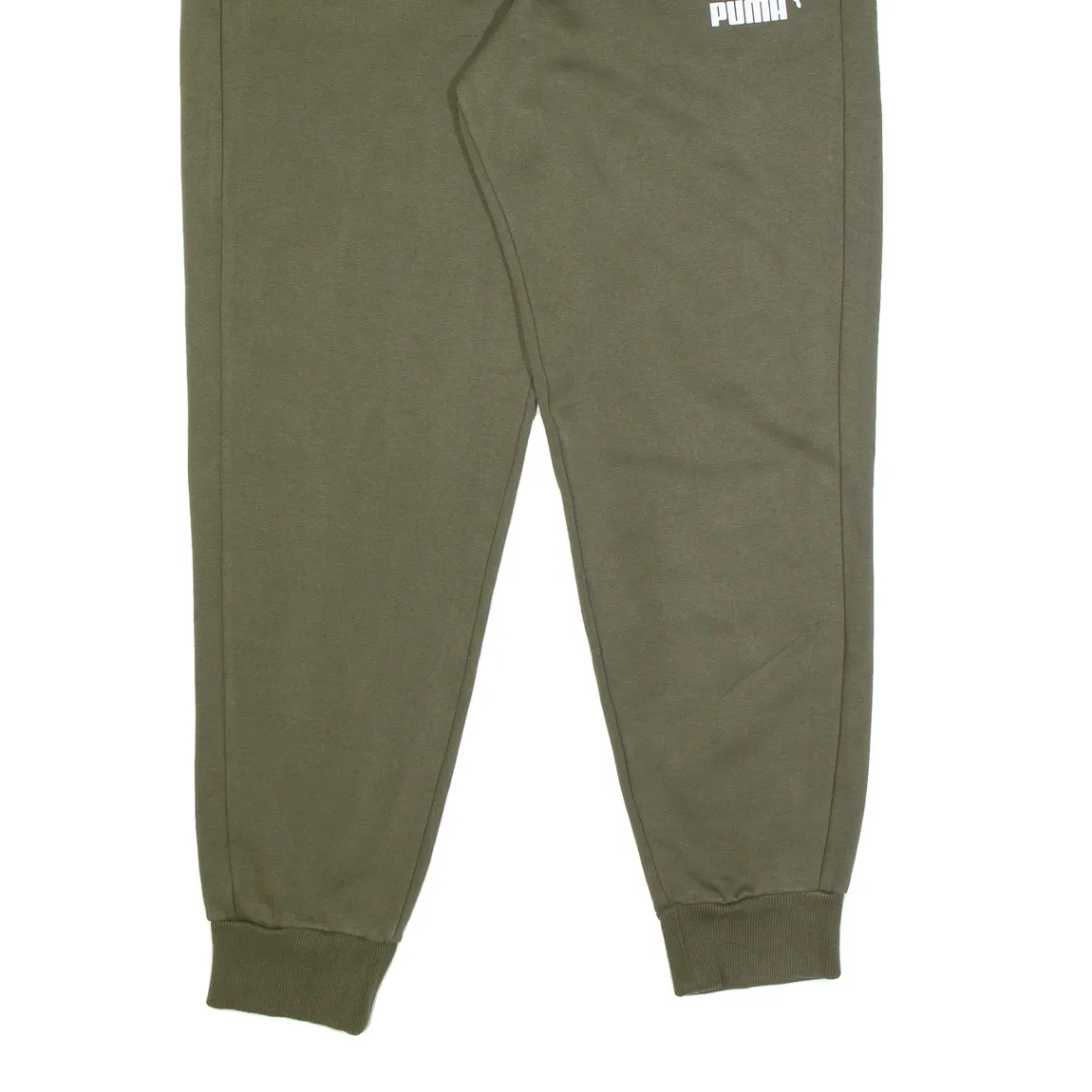 PUMA Womens Joggers Green Tapered L W30 L29