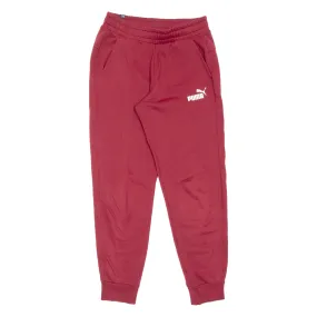 PUMA Womens Joggers Maroon Tapered M W30 L30