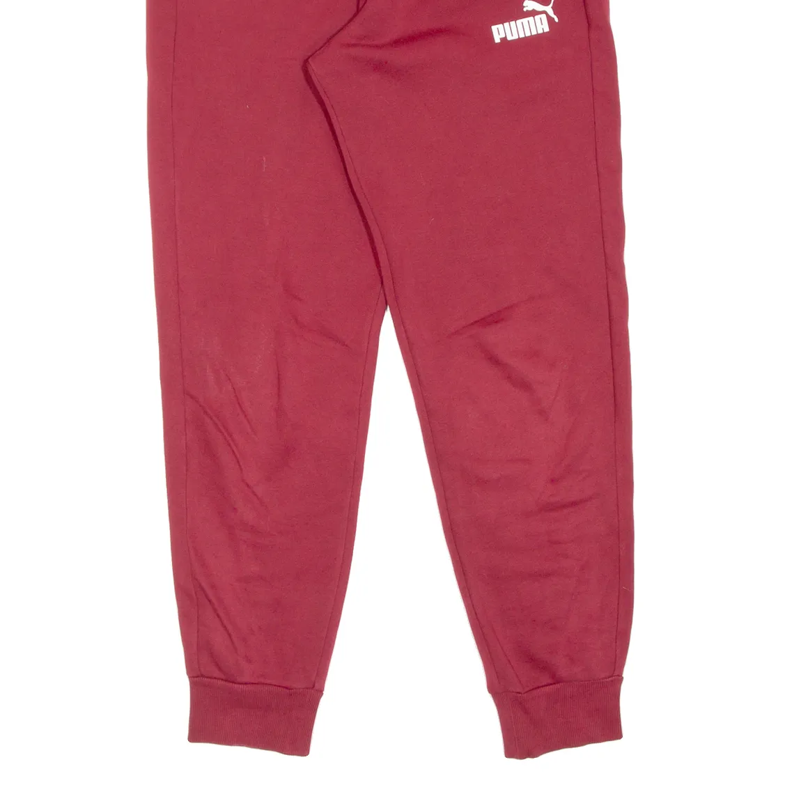 PUMA Womens Joggers Maroon Tapered M W30 L30