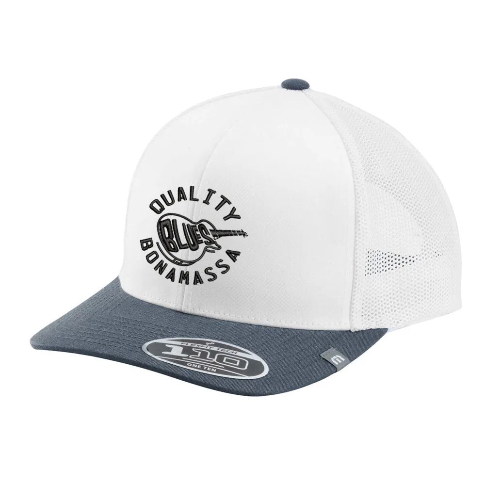 Quality Blues TravisMathew Cruz Colorblock Trucker Hat