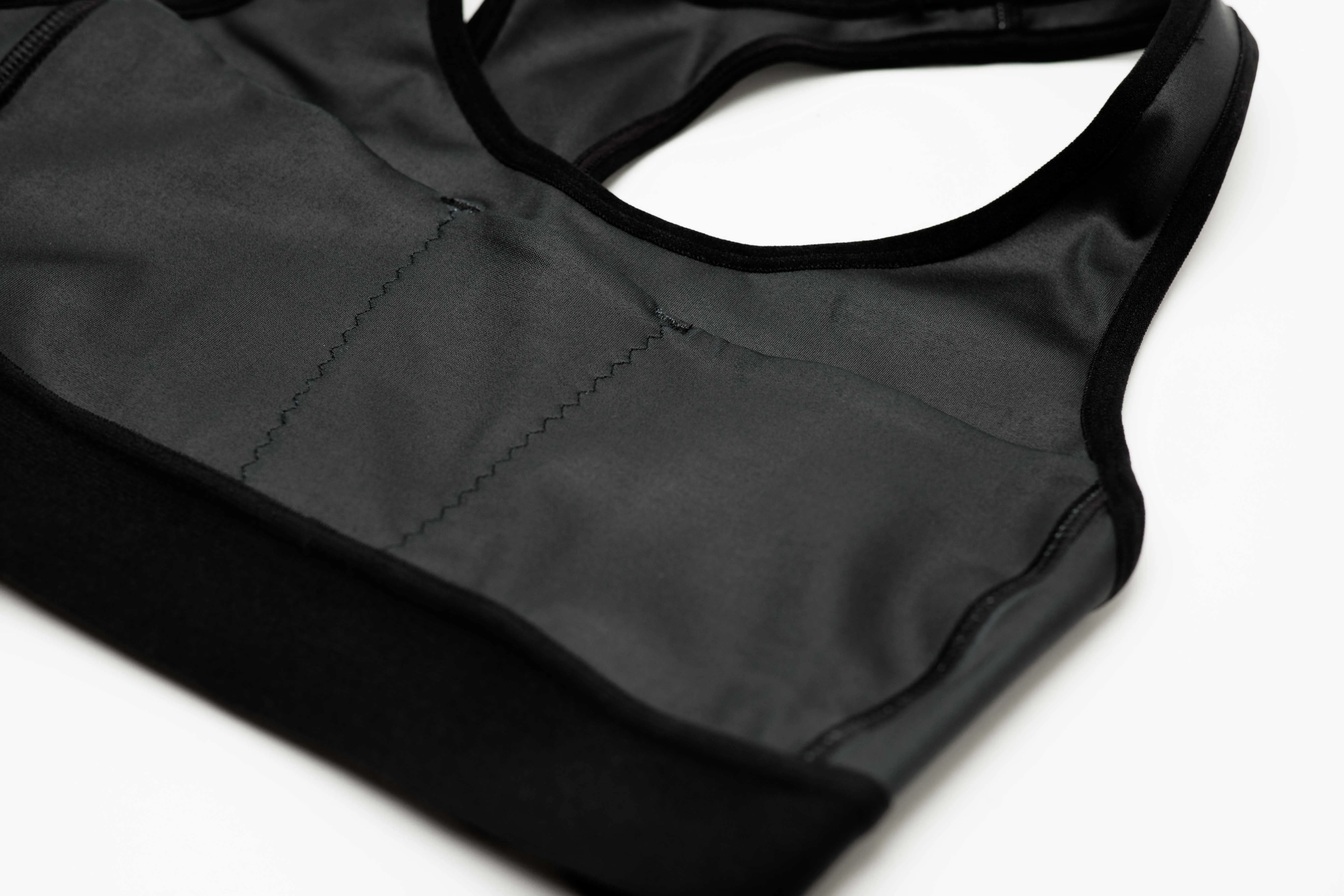 RACER BLACK Pocket Bra